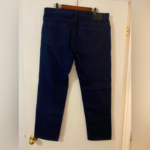 Perry Ellis Dark Wash Straight Leg Jeans for men size 38/32 - Picture 6 of 11